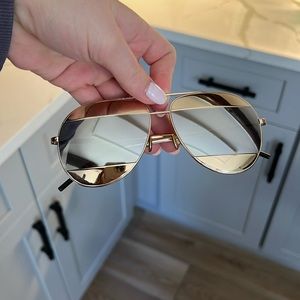 Dior Split Gold Sunglasses